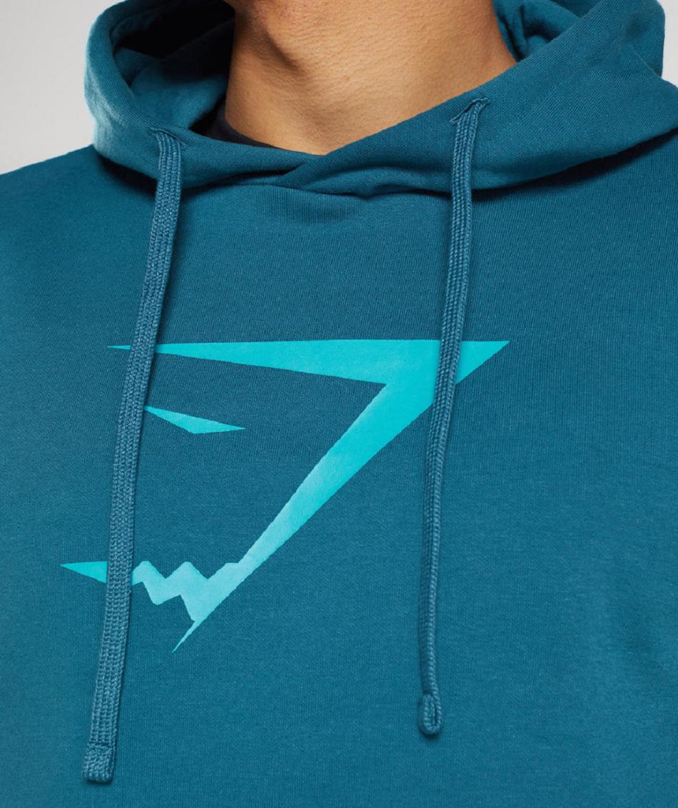 Sudadera Con Capucha Gymshark Sharkhead Infill Hombre Azules | CO 3607UZG